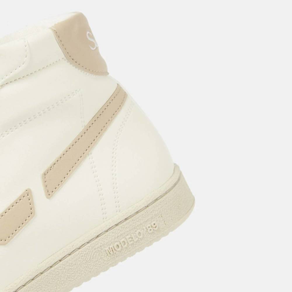 NEW SAYE women's m89 high sneakers in almond - Picture 5 of 6